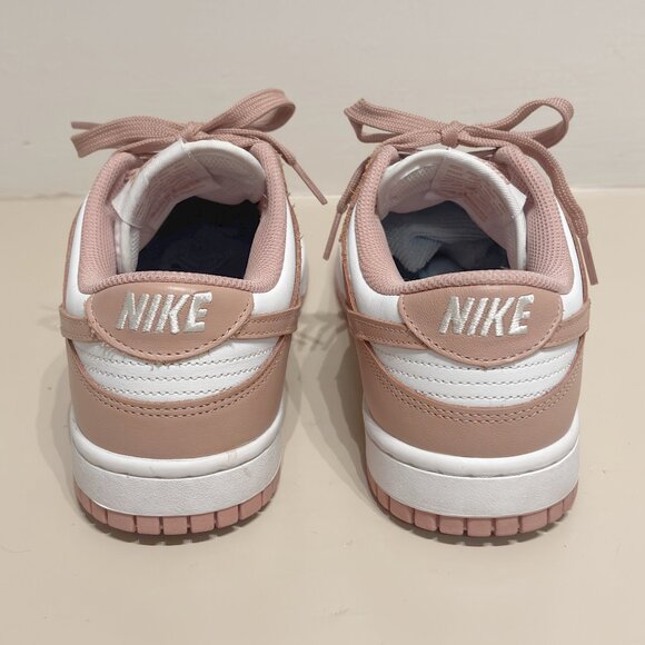 Nike Dunk Low Rose Whisper Pink & White Sneakers | Women’s 9 - Picture 5 of 6